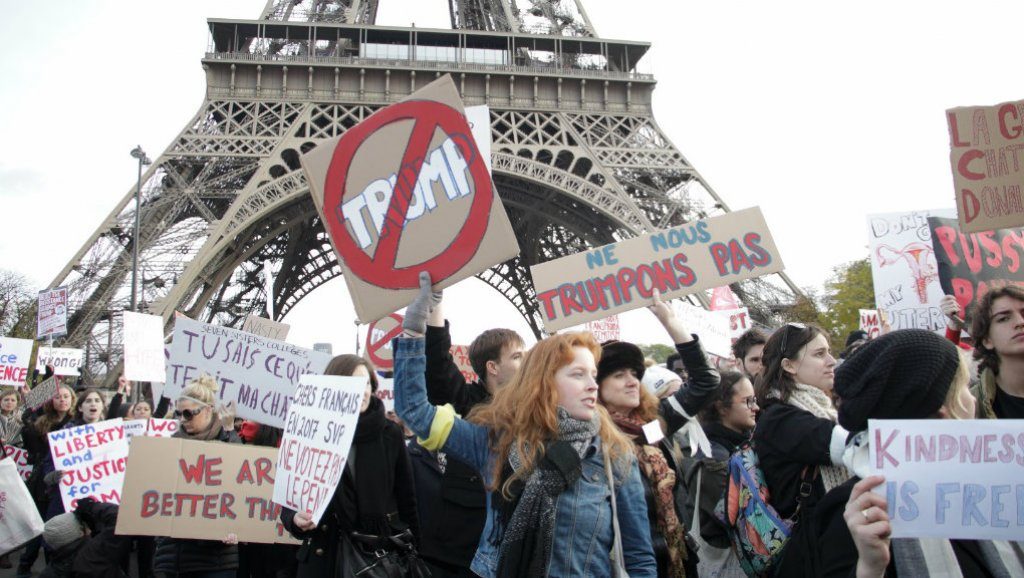 French protestors