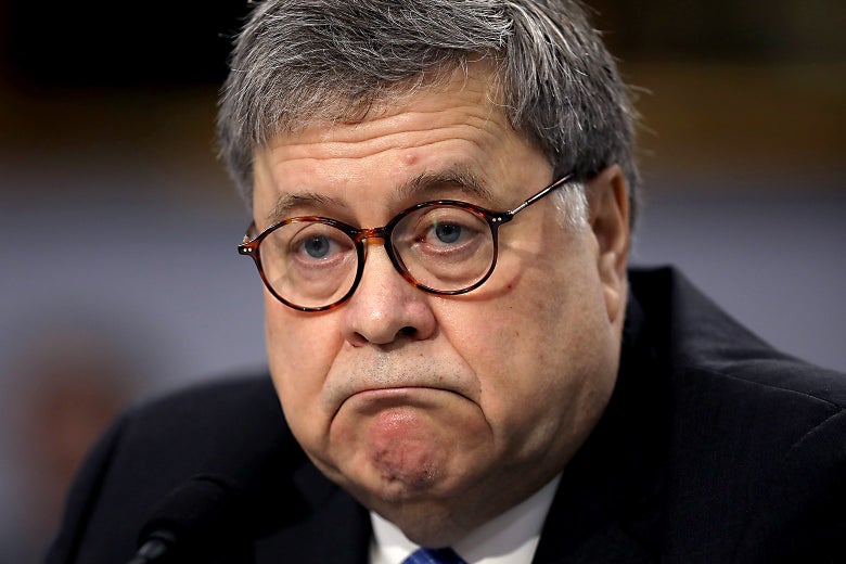 candid photo of Attorney General William P. Barr